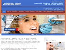 Tablet Screenshot of mtvernonoralsurgery.com